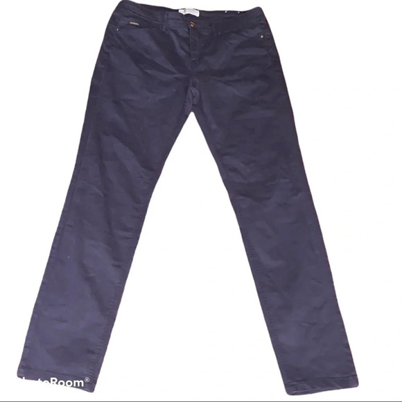 Stradivarius dark blue women’s  denim stretchy jeans Sz 44 - Picture 14 of 14